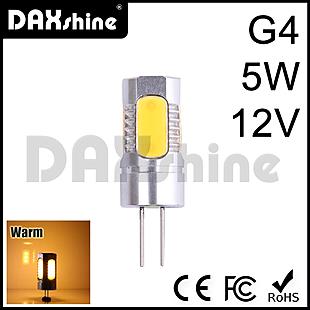 DAXSHINE LED G4 5W DC12V Warm White 2800-3200K 130-150lm      